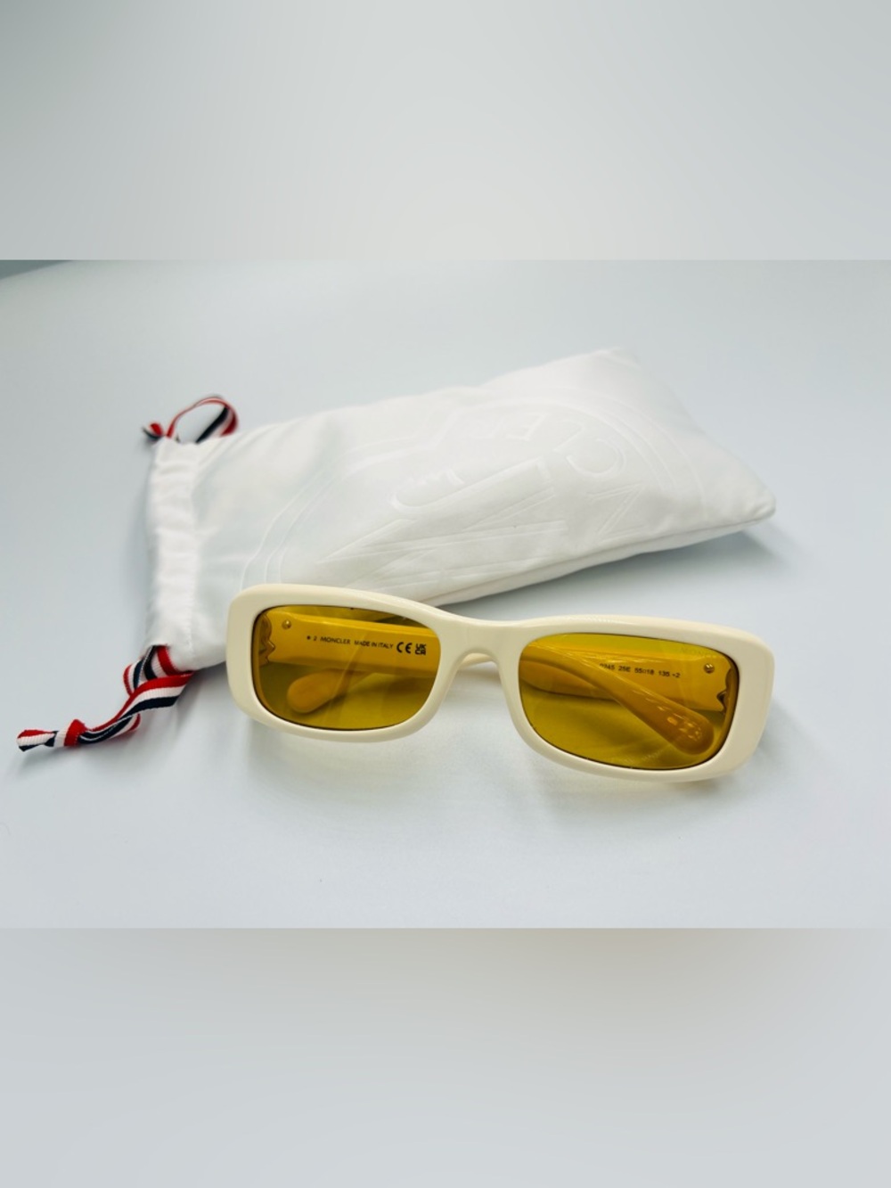 Moncler Minuit Rectangle Frame Sunglasses EUC - Picture 3 of 10